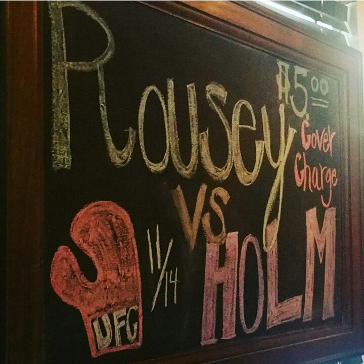 MyFathersStache's tweet photo. #UFC 193: #Rousey v Holm LIVE tonight at the Stache. $5 cover. 10 p.m. Super specials. https://t.co/cQpoIKP8hR