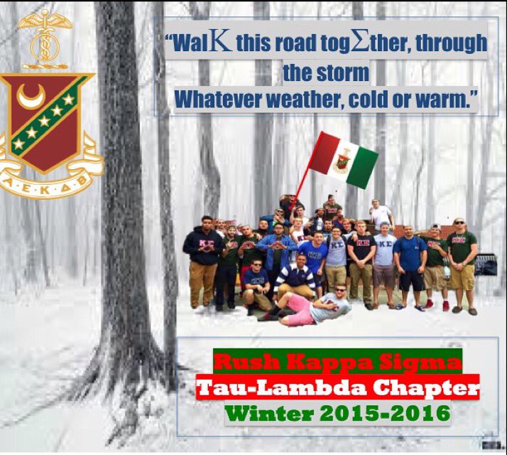 KappaSigmaJWU's tweet image. Winter rush is approaching soon. Here's a lil preview of what we got. #RushKappaSigma #NumberOneSecondToNone #ΑΕΚΔΒ