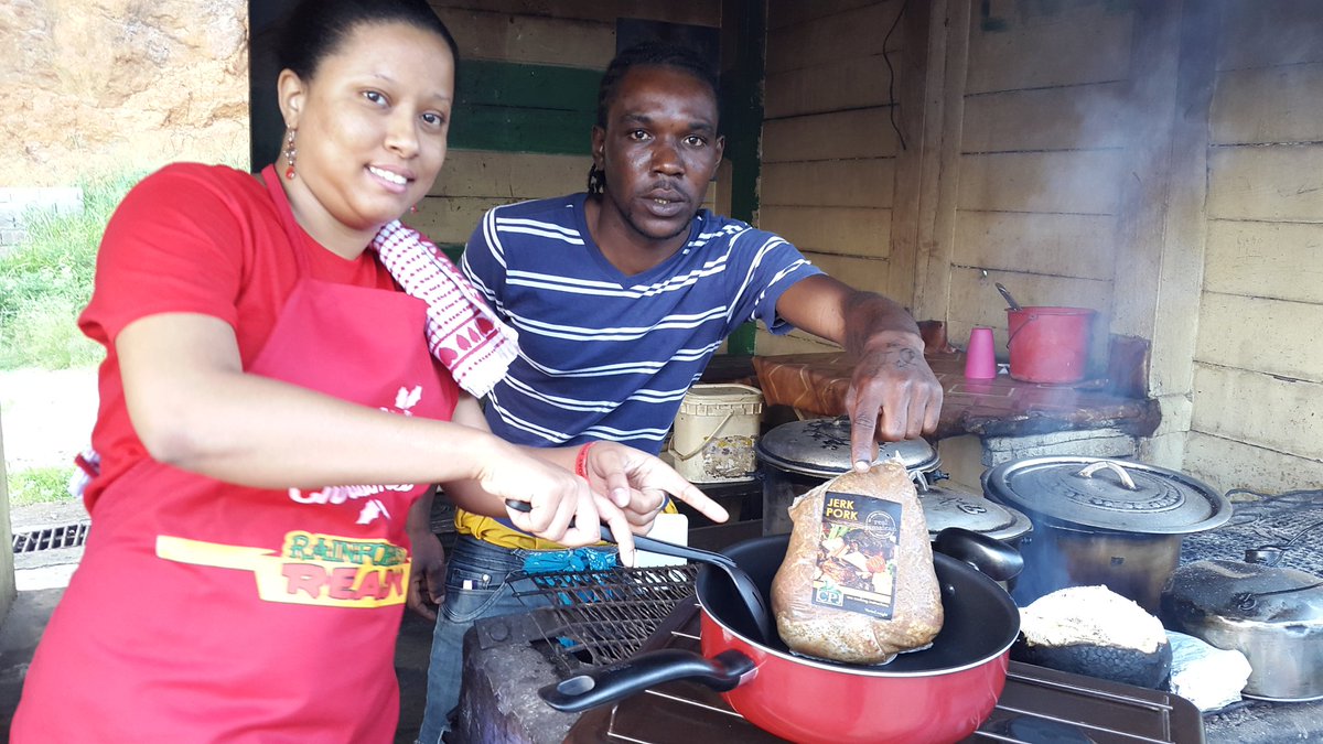 RoxburghChris's tweet photo. Today we're serving up some CPJ Ready to Eat Pork @RamGoatRun #ramgoatrun #cpjjamaica https://t.co/8icPSbgXFT