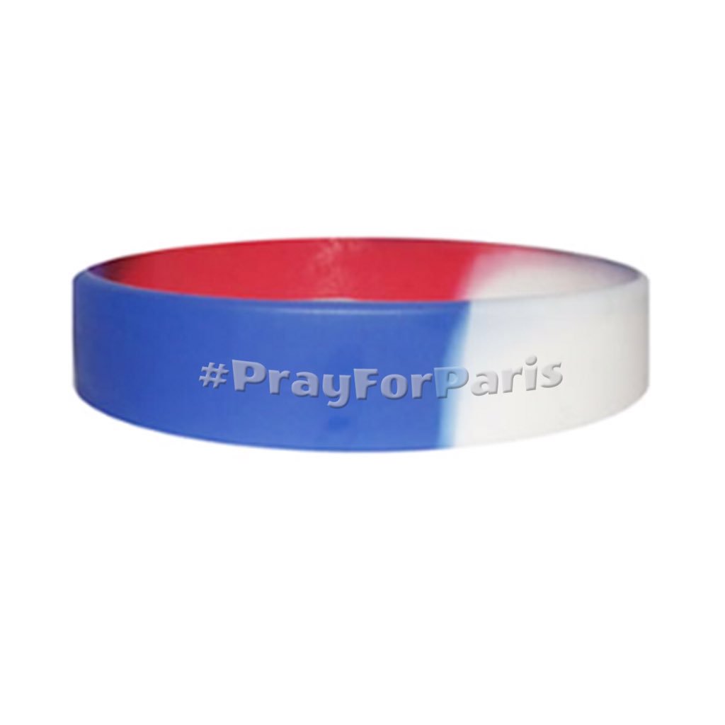 CustomiseMine's tweet image. #Pray4Paris #wristband #WeStandWithParis