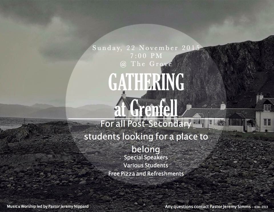 TheGathering_GC's tweet photo. Hey friends! The Gathering is happening next Sunday at The Grove! Bring yourself and a friend! #freepizza https://t.co/prBkhsOqoc