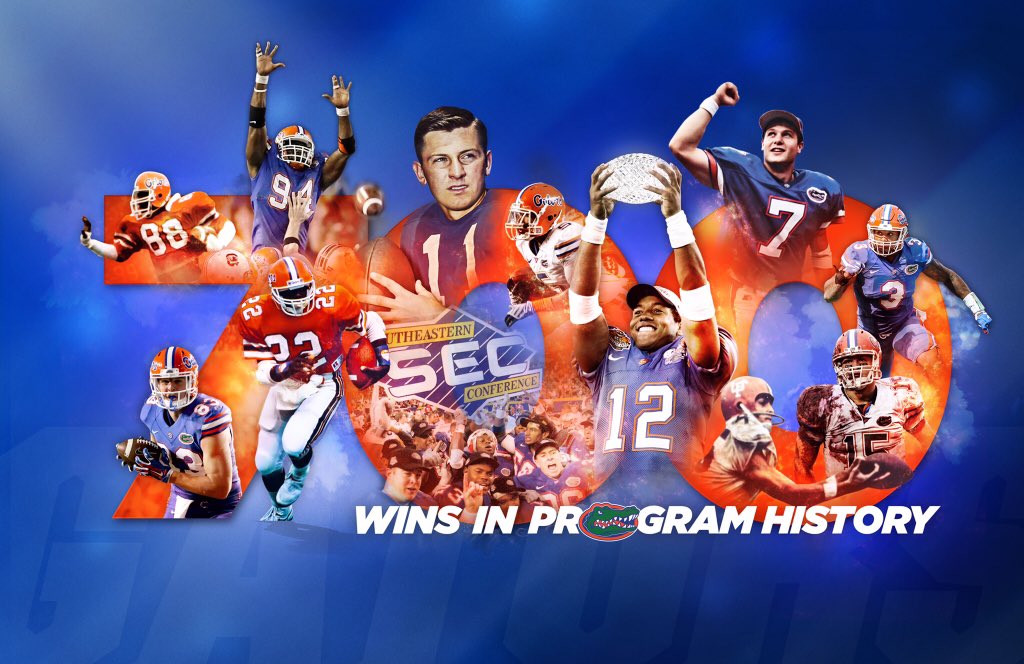 It's great to be a Florida Gator! Proud of this team. As I said post-game, our locker room is full of winners.