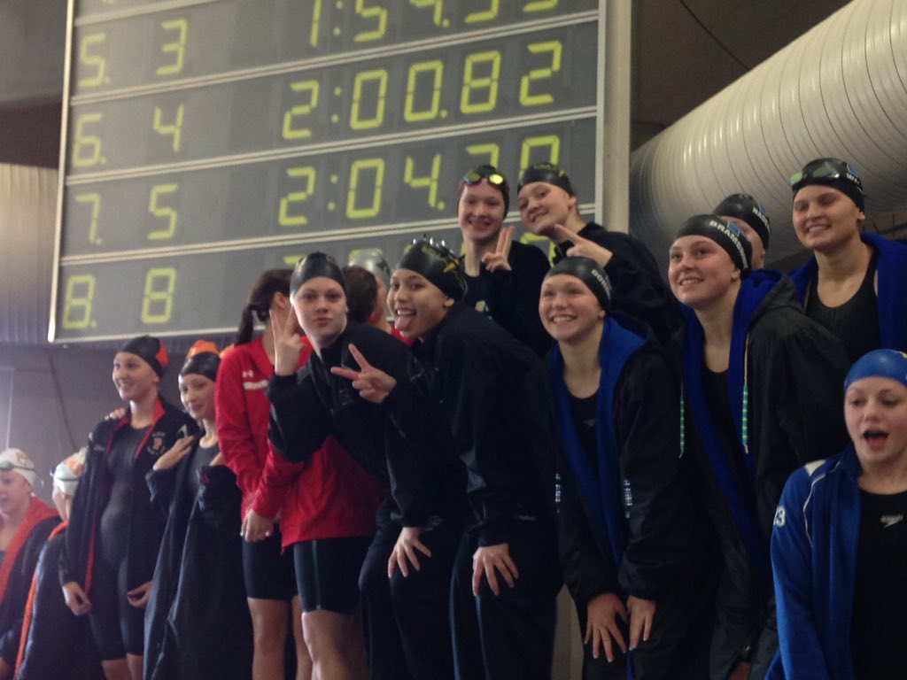 SRRStorm's tweet image. Girls 200 Medley Relay - Section champs and a new pool record! Great job girls!
@FuelStorm @StorMNFans