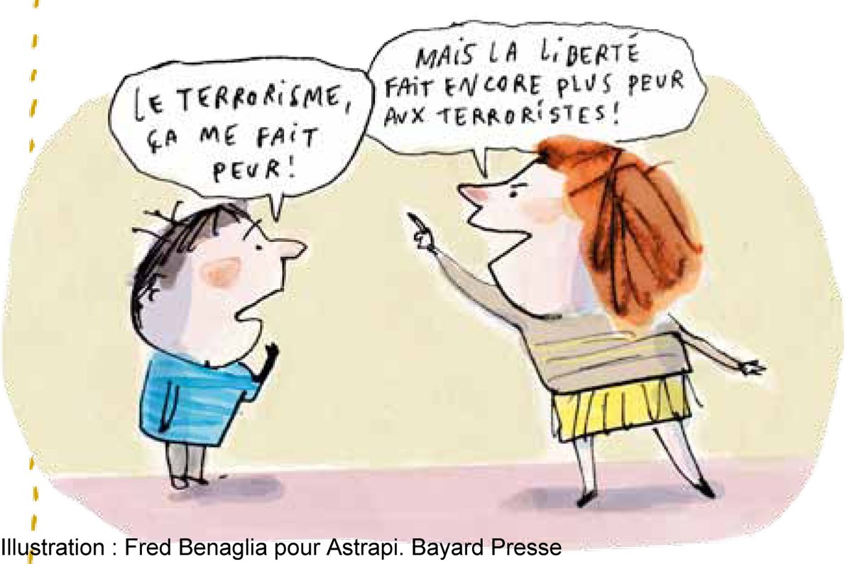 Bayard_Jeunesse's tweet image. #attentatparis en préparation un livret pour expliquer la situation aux enfants #Astrapi disponible en ligne demain.