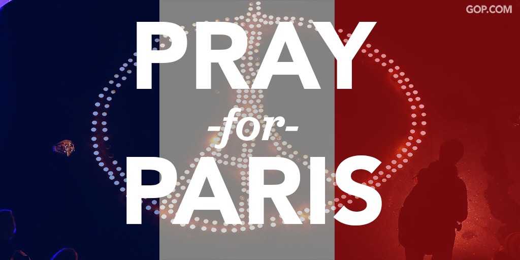 Republicans's tweet photo. We stand with Paris. https://t.co/KI4r93RKP8