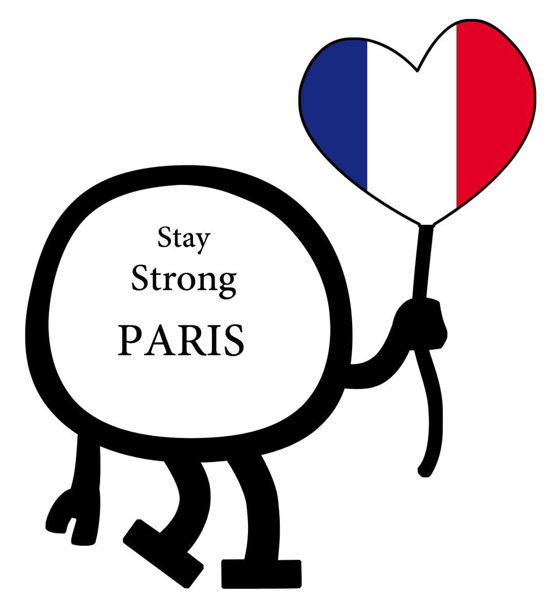 OSlashApp's tweet image. Our thoughts and prayers are with you... #PrayForParis
