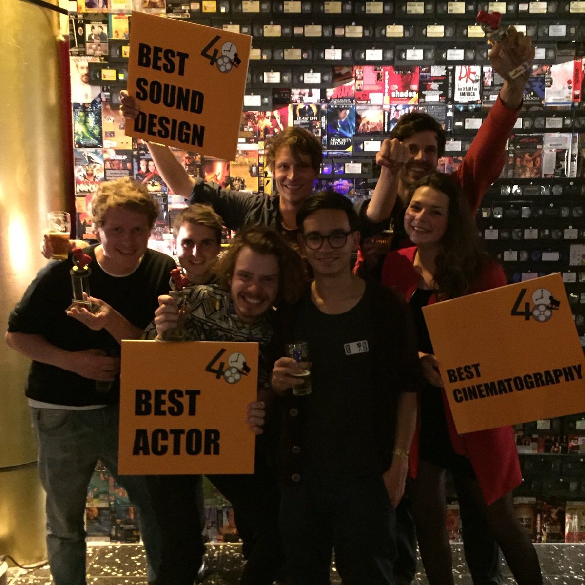 NoForm48's tweet photo. Jaaa! Feestje bij @48HFPLeeuwarden want wij hebben deze mogen ontvangen voor Weerklank! #48HFP #shortfilm https://t.co/KwiPb26NIa