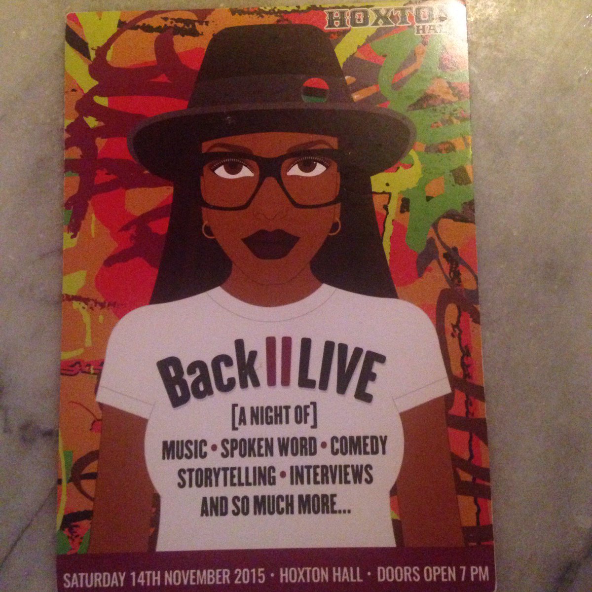 mzwhite_'s tweet photo. #BackIILive is live😃 tonight (@ Hoxton Hall in London, UK) https://t.co/HQmz7AgLkZ https://t.co/X8afnqS5ug