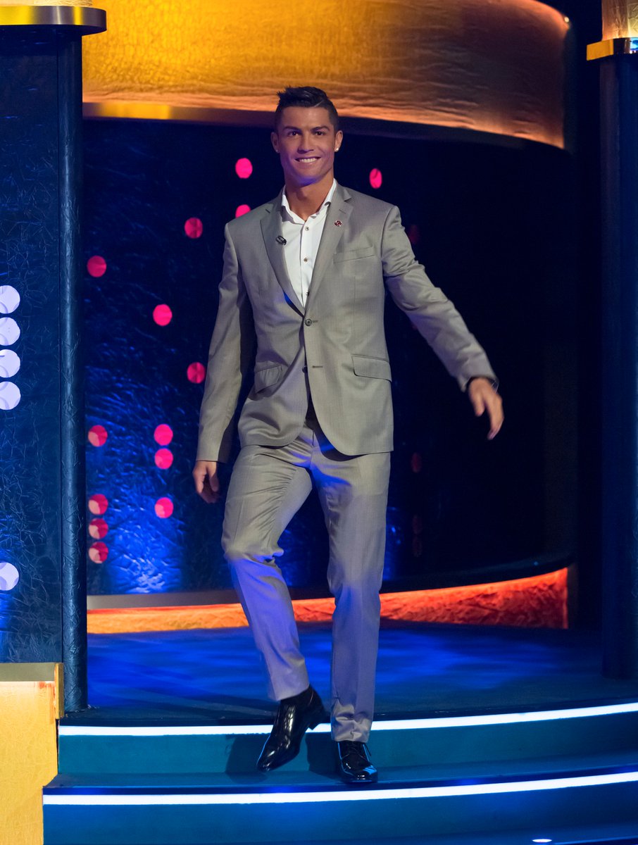 “The greatest footballer on the planet!” <a href="/Cristiano/">Cristiano Ronaldo</a> #CR7 #TheJRShow