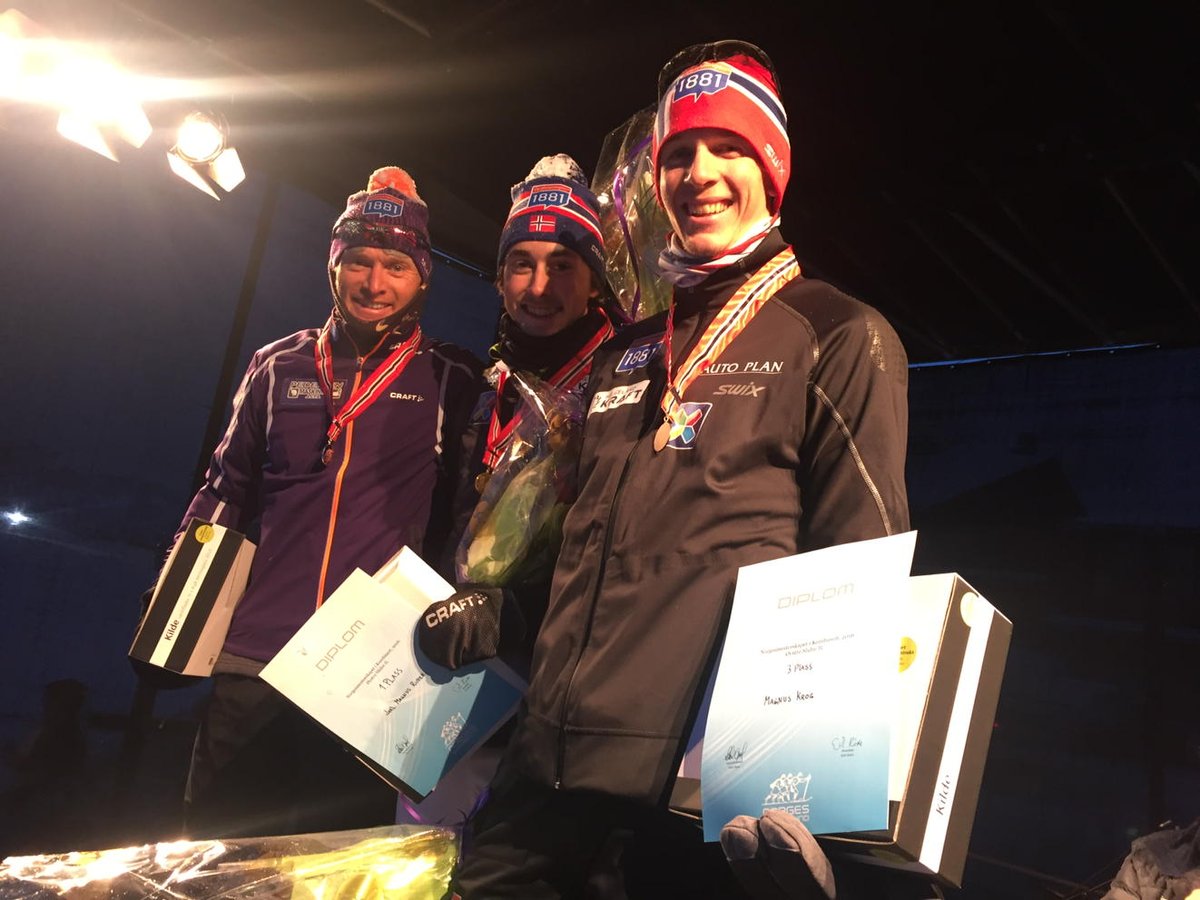 erikroste's tweet photo. Jarl Magnus Riiber NM vinner 18 år. Håvard Klemetsen nr 3, dobbelt så gammel. Imponerende av begge @KombinertNorge https://t.co/VAi9URhU7n