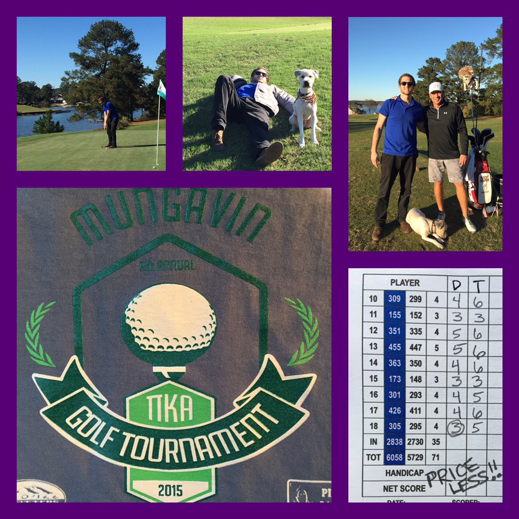 Doing what you do...with your son and getting in one holes with him? Priceless!