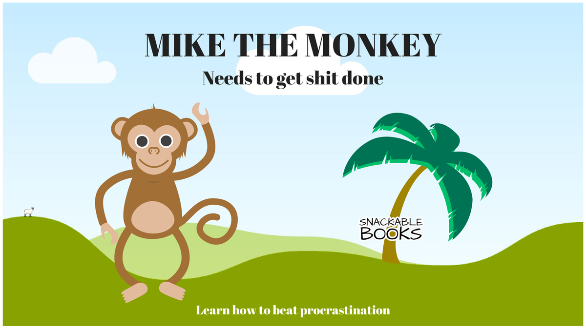 eastes's tweet photo. Get shit done. Beat procrastination with Mike the Monkey. Buy for early bird price of $4. https://t.co/eYEQwVBaRh https://t.co/XC0ZXaiaDA