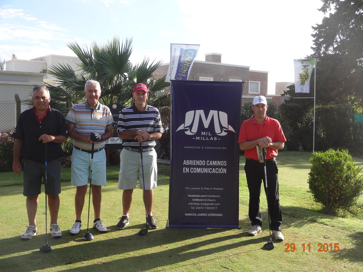 milmillasmc's tweet photo. Primera salida: Armando - D´anna - D´anna - Trento. #CopaMilMillas #Golf https://t.co/MMZGbeMjEs