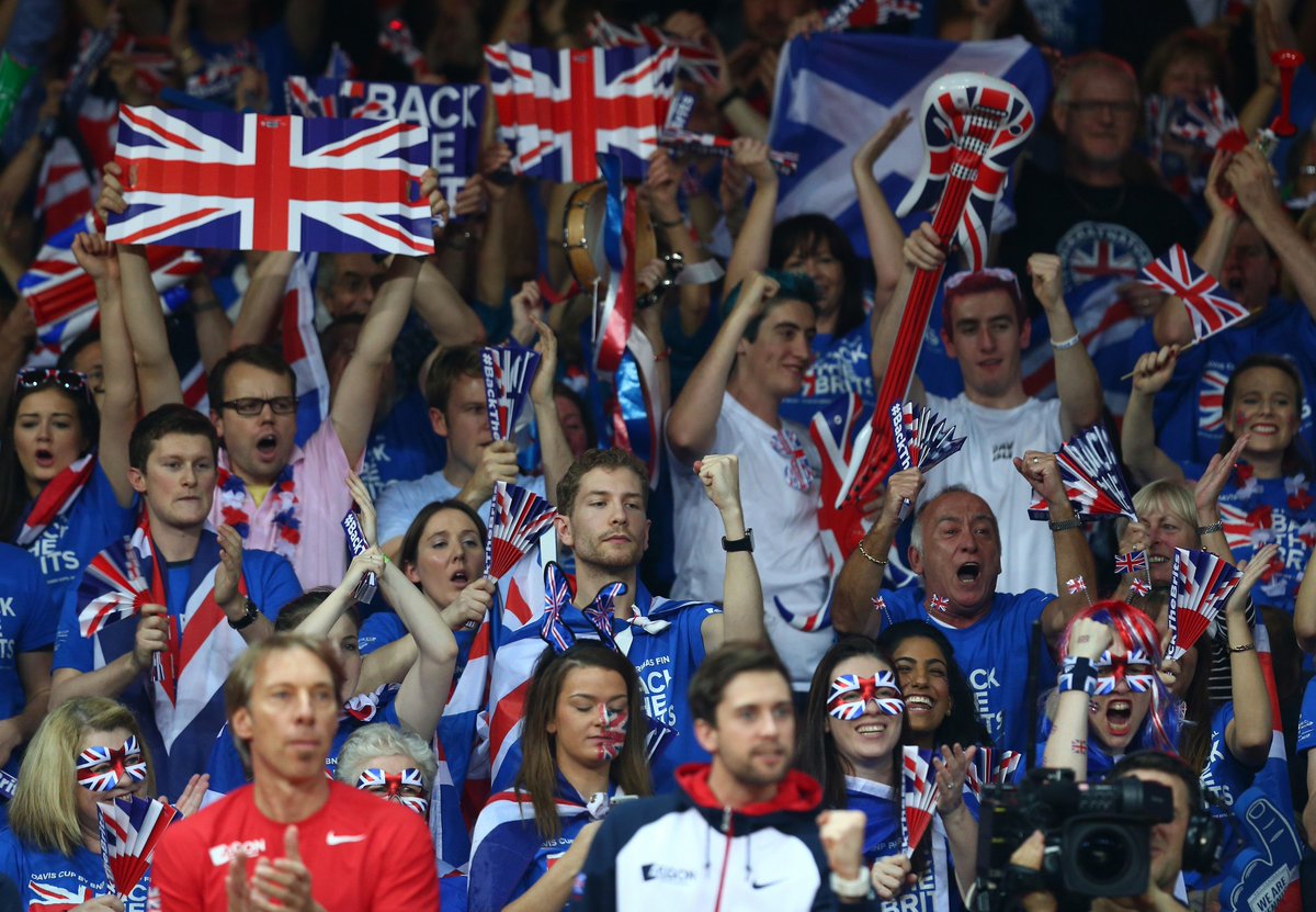 the_LTA's tweet photo. Again the GB crowd have been incredible today! How are you supporting back home? #BackTheBrits #BestFansInTheWorld https://t.co/sISP8yo3Dq