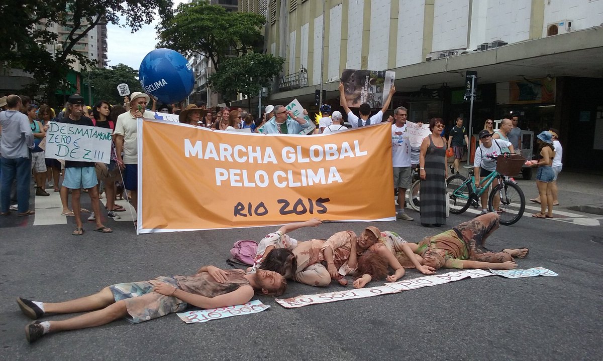 #COP21 #ClimateMarch #RioDoce #RioDeJaneiro