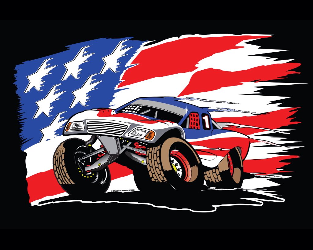 FactoryBlack's tweet photo. #Merica #unity @FactoryBlack @RacersonlyRory #digitalassassindesigns https://t.co/DdiYJKmLZ8