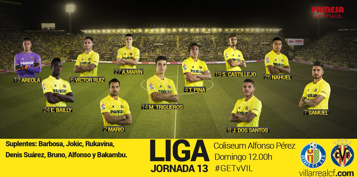 VillarrealCF's tweet photo. Arranca el partido en el Coliseum Alfonso Pérez entre el @GetafeCF  y el Villarreal. #GETvVIL #Endavant https://t.co/m5ysVdeowK