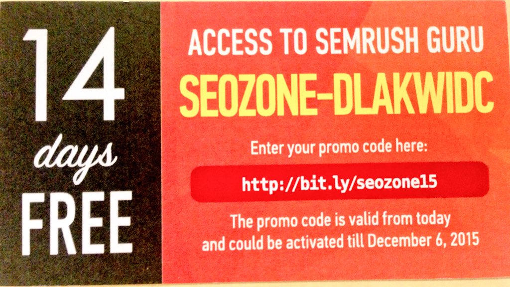 Olgandrienko's tweet photo. @semrush promocode for #seozone friends: https://t.co/875B0viy2T ❤️ https://t.co/qjNpyDfQdQ