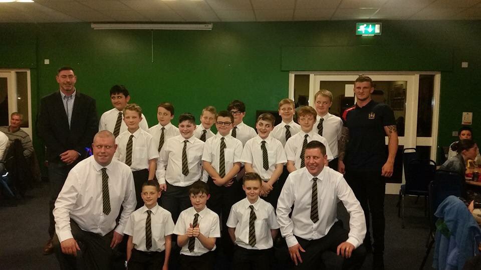manicxminer's tweet photo. Just wanted to say thanks to @DomManfredi for coming down to Parkside Golborne U11s presentation last night. https://t.co/ljaTCdCJ81