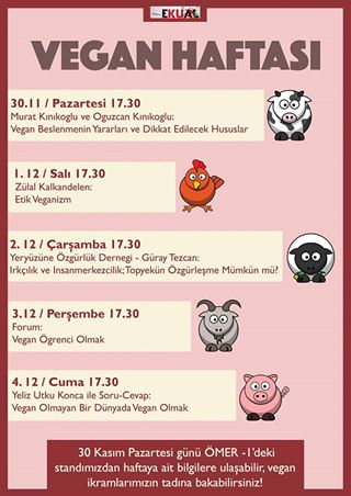 Koç Üniv.'deki Vegan Haftası'nda 1 Aralık Salı 17.30'da Etik Veganizm konusunda konuşacağım. m.facebook.com/photo.php?fbid…