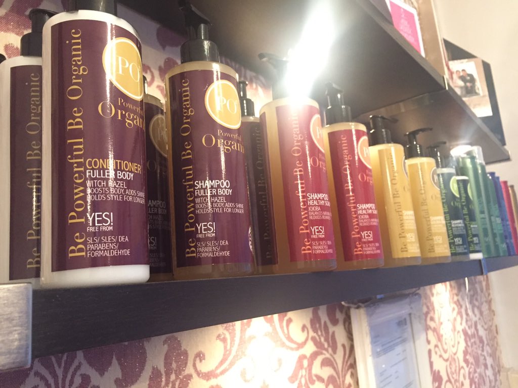 PowerfulOrganic's tweet photo. Products on the shelf! @BexBrilliance  #powerfulorganic #haircare #organicbeauty #salonhair #Shrewsbury https://t.co/4fiJ2JvI2m