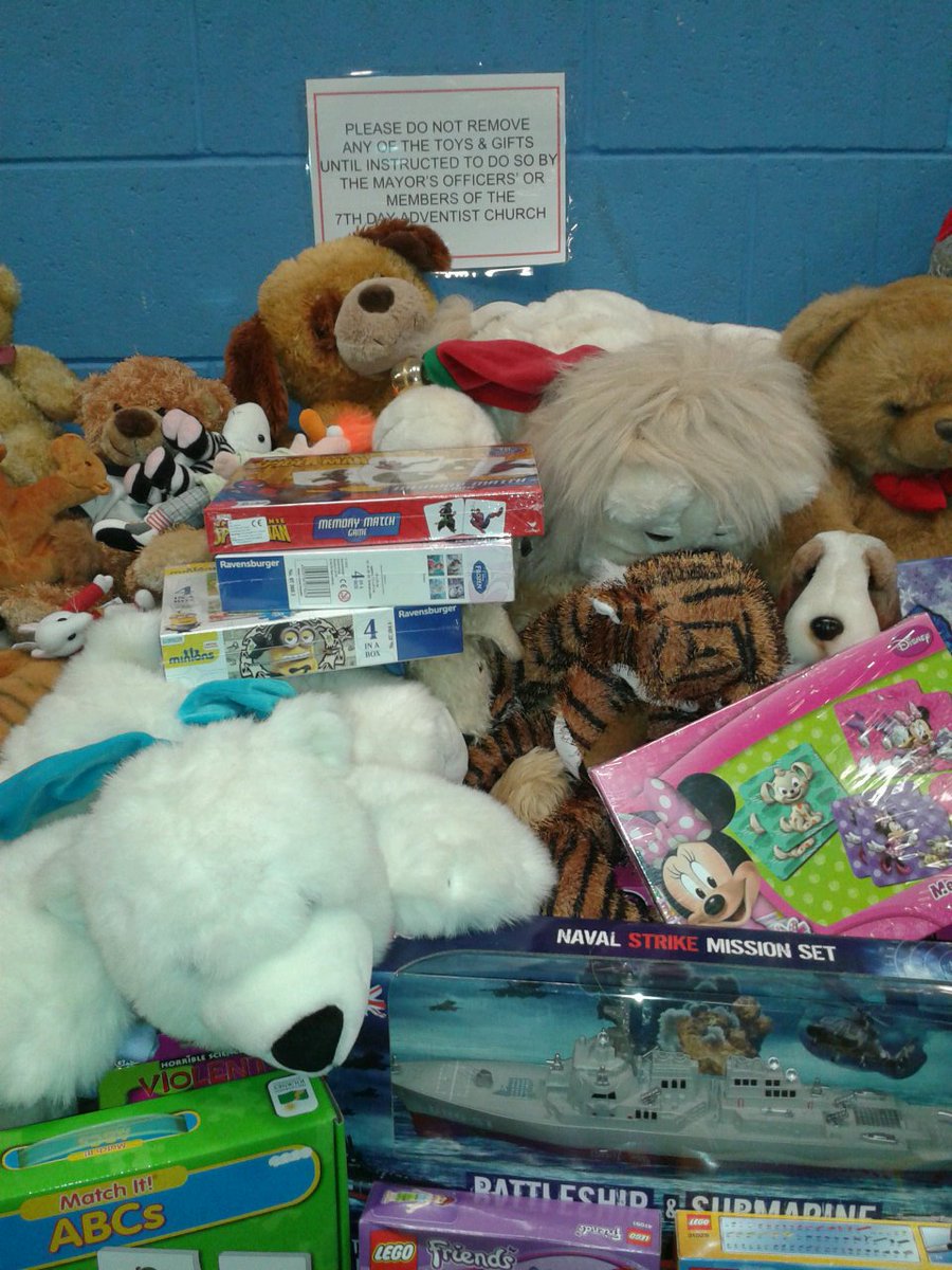 Thank you to <a href="/pygott/">sandra pygott</a>&amp;crone grantham office for your xmas toy donations #bottesford toy run 278 bikes