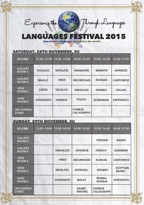 shefunilife's tweet photo. #lastday #worldweek2015 Languages Festival will start in less than an hour, don't miss out!!! @SheffieldSU https://t.co/smfHGllpjo