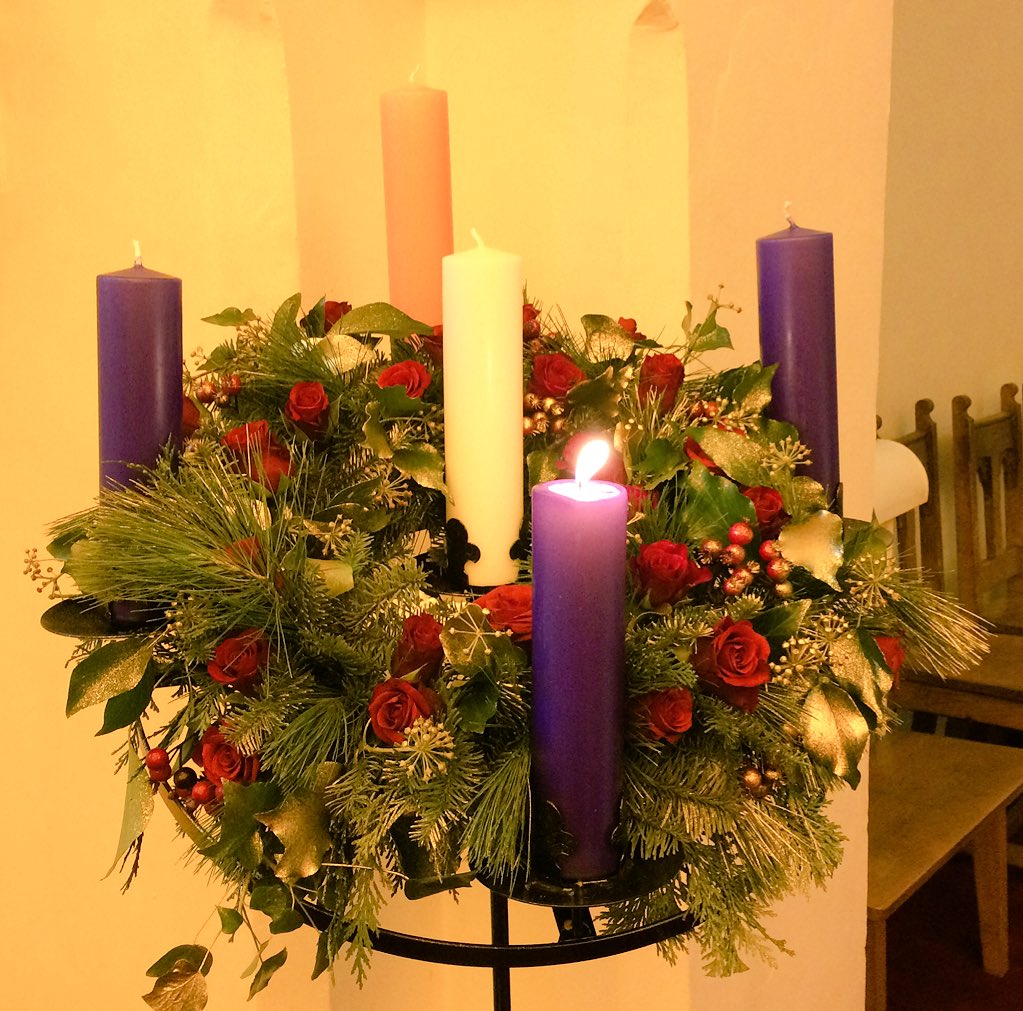 PontypoolParish's tweet photo. First candle of Advent lit #christmas #advent https://t.co/Ru7rUrKPNS