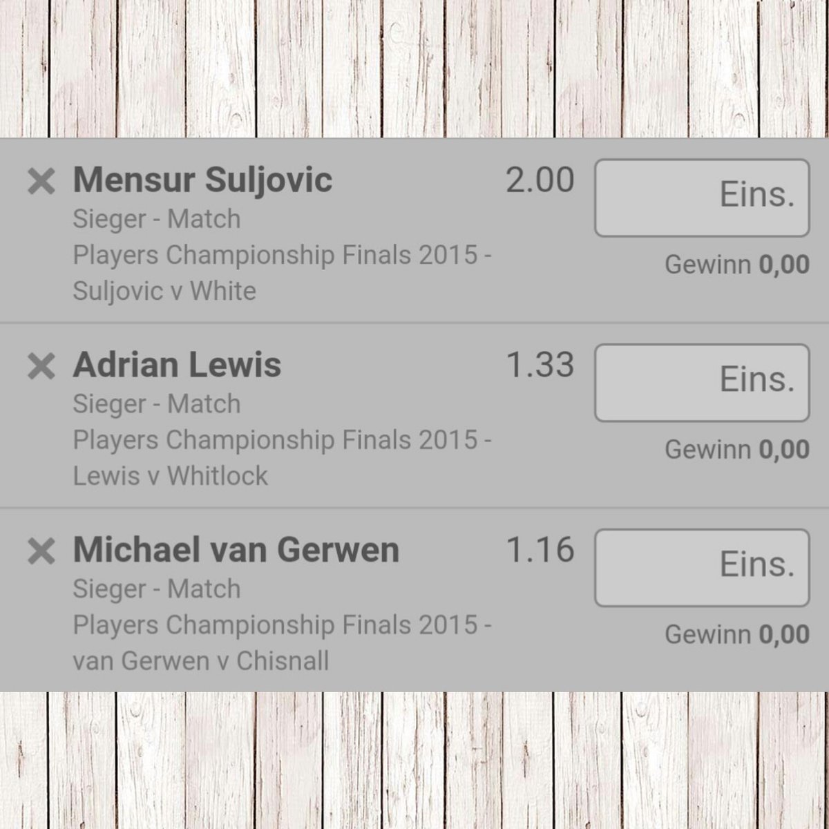 Ingmar B Free Parley 3 08 Odds 7 10 Units Betting Sportwetten Wetten Darts Freepicks Paidpicks Bet365 Tipico Bwin T Co H5lnbijlap