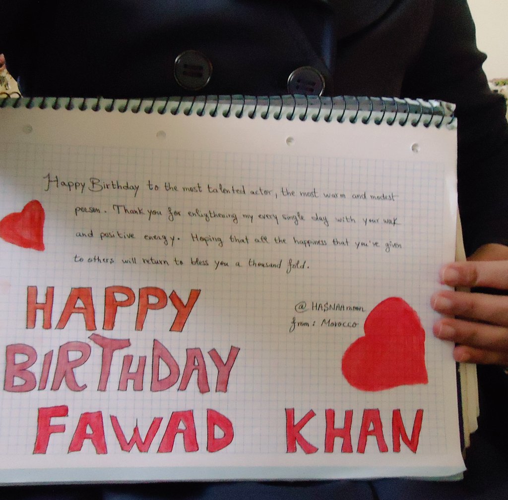 Happy Birthday Fawad Khan    