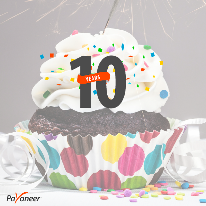 Payoneer's tweet photo. Who's ready to celebrate? We can't wait to announce what we have planned. Stay tuned! #pynrbirthday https://t.co/MMGR36V6jE