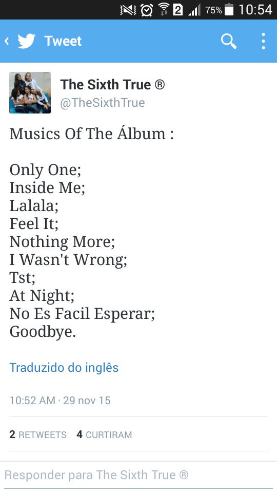 desativeimsmous's tweet photo. Você Sabia?  

As Meninas Já soltaram A Lista Das Músicas Do Álbum "Only One",  Pelo jeito está muito bom! https://t.co/RR56g53sZh