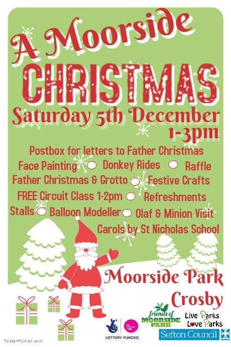 Our Christmas extravaganza next Saturday with lots of fantastic activities for all the family