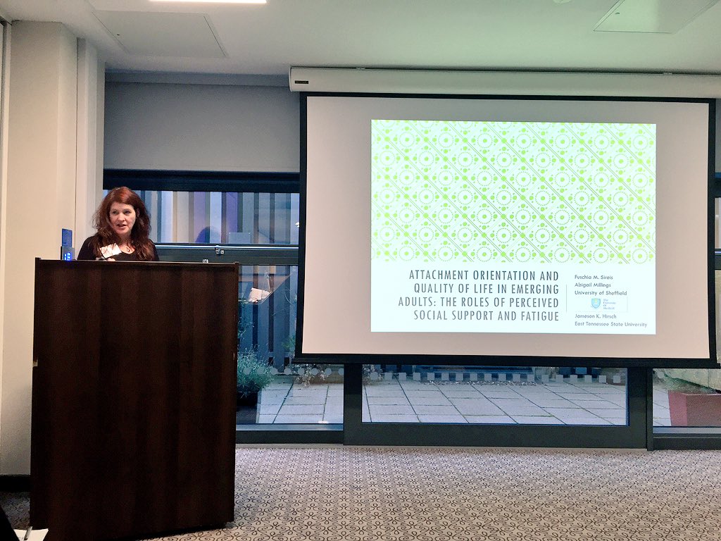 joanna_morris_'s tweet image. @FuschiaSirois: higher #fatigue &amp;amp; less #socialsupport explain effects of insecure attachment on low QoL.  #ApReSCI