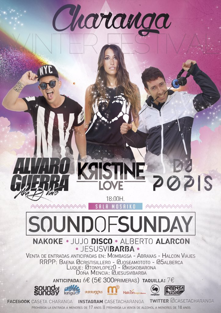 Hoy #blackfriday vamos a sortear otras 2 ENTRADAS!! RT mañana diremos los ganadores! #soundofsunday <a href="/casetacharanga/">Charanga Eventos</a>