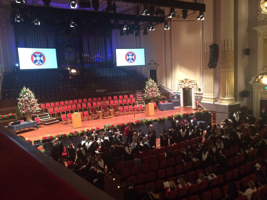 sandra_pearce's tweet photo. Usher halls. Edinburgh graduation of my son Dr Matthew Pearce. Who will not be impressed with this.  proud mum. https://t.co/ocFoUaWmEX