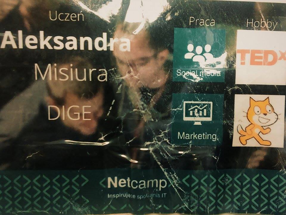 aleksmisiura's tweet photo. "Licencja na zabijanie" :D Hihi. To z wczorajszego #Netcamp @netcamp @TEDxSzczecin @digepl https://t.co/G7952AfUTD