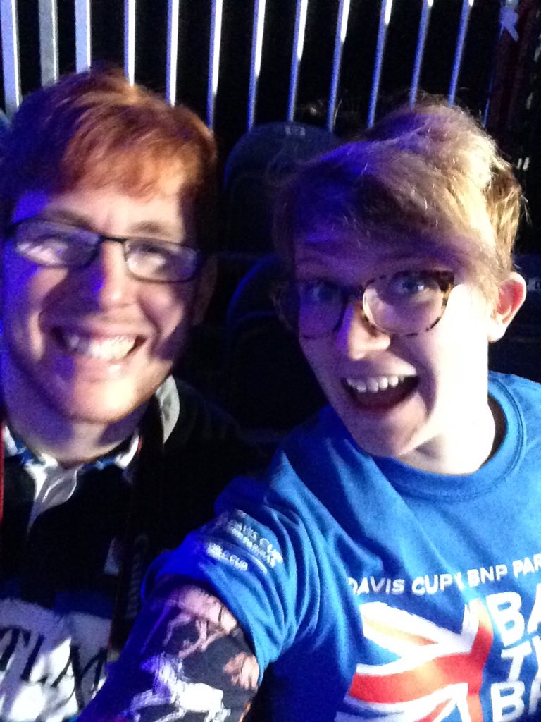 Come on kyle!!! #backthebrits <a href="/DavisCup/">Davis Cup</a>