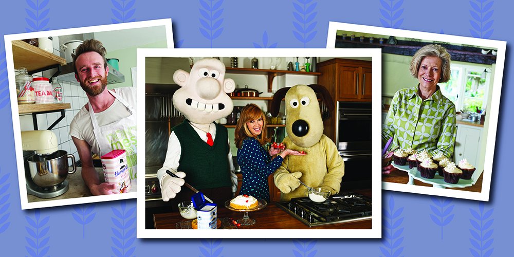Kick off your #BIGBake sale with a recipe from @wallace_gromit’s celebrity ambassadors! bigbake.org