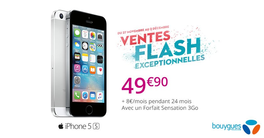 bouyguestelecom's tweet photo. C'est parti pour les Ventes Flash Exceptionnelles ! #WeLoveTechnology => https://t.co/wrrGyrwKHm https://t.co/AfCR9RSM0L