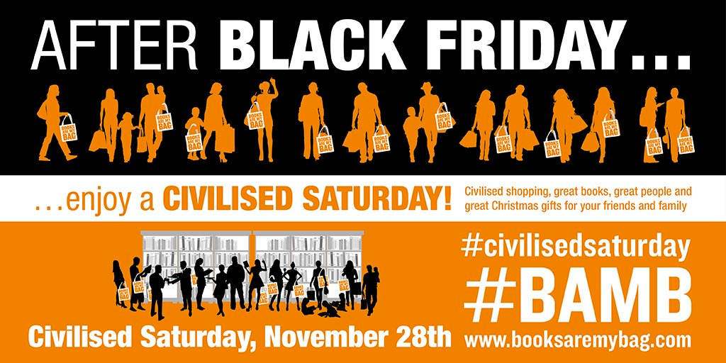 PenguinUKBooks's tweet photo. After #BookFriday comes #CivilisedSaturday. Thumbs up to all the bookshops hosting a civilised experience today! https://t.co/8zLfUGhhsT