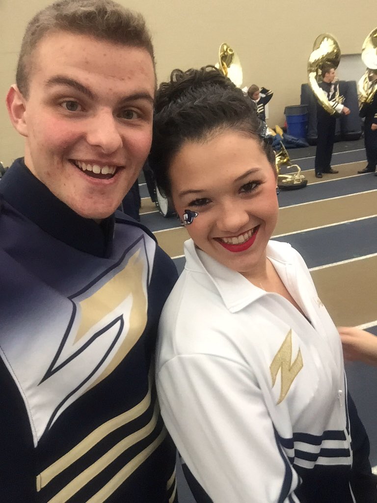 jquad2014's tweet photo. #zipsgameday from bass 3 and one of the awesome feature twirlers! #GoZips #BeatTheFlashes https://t.co/dNg2cEhFLk