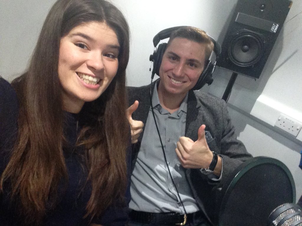 Tune into <a href="/Insanity_Music/">Insanity Radio Music</a> to hear myself @StephanieMilne7 and Loic men's second captain on In the SAC! #inthesac