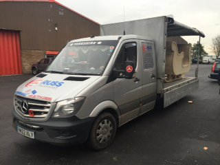 RussTransport's tweet photo. The Sleigh is ready for a respray but no sign of Santa. Looks like #russtransport will be delivering this Christmas! https://t.co/PtHuoTuC87