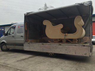 RussTransport's tweet photo. The Sleigh is ready for a respray but no sign of Santa. Looks like #russtransport will be delivering this Christmas! https://t.co/PtHuoTuC87