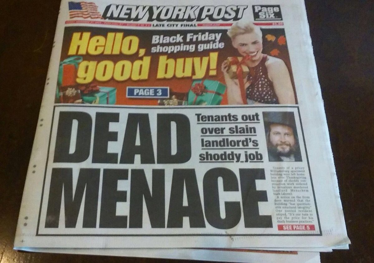 ojpcny's tweet photo. The rag @nypost is at it again... Disgusting and unforgivable #StopNYPostHate https://t.co/SHzB3iexJI