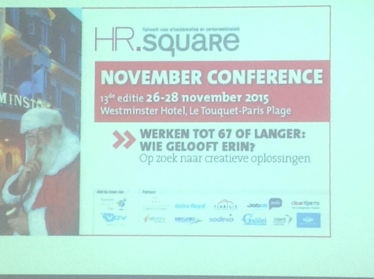 ElsMoeyaert's tweet photo. HR Conference, werken tot 67 jaar of langer?? Een uitdaging!!!#azgroeninge https://t.co/BqCgR5wXFG