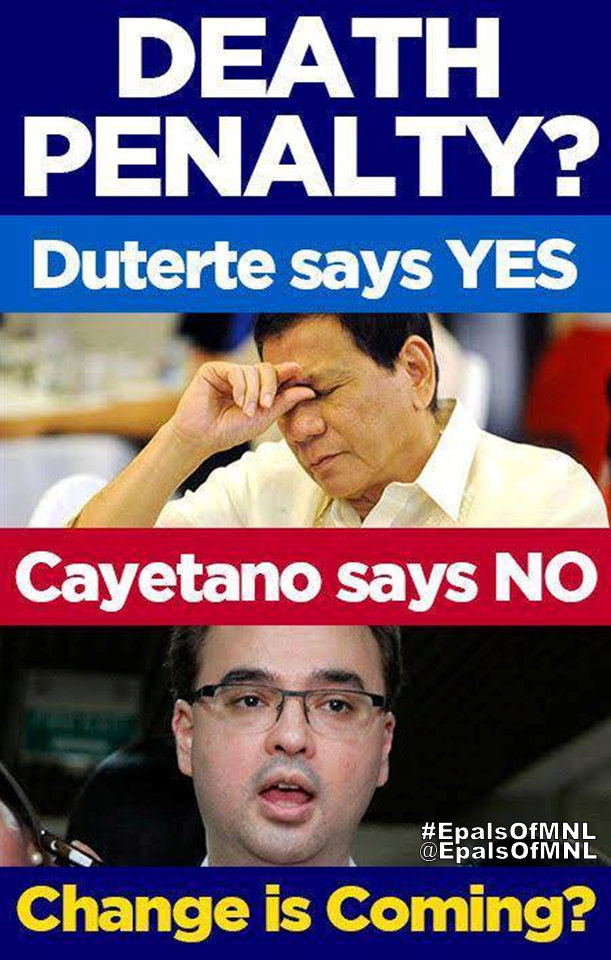 epalsofmnl's tweet photo. May mangyayari bang pag-unlad sa hindi niyo pagkakasundo? https://t.co/Q48Z3Uwgfr

#Duterte2016 #AlanCayetano #du30 https://t.co/vMbOloK5aU