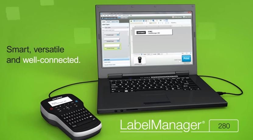 With the portable, rechargeable #DYMO LabelManager 280 you can easily #organize everything. PC and Mac connection.