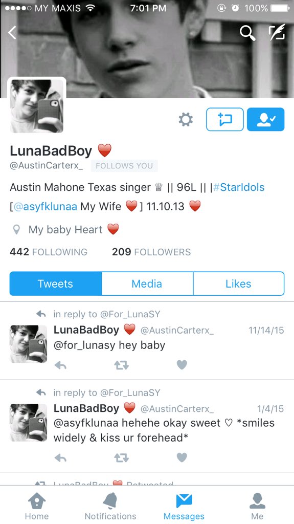 For_LunaSY's tweet photo. since 2013 💞💖 @AustinCarterx_ https://t.co/ICbkrDAnoF